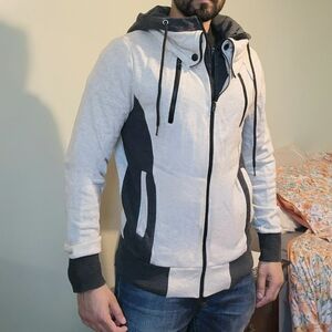 Two Layer Hoodie Jacket
